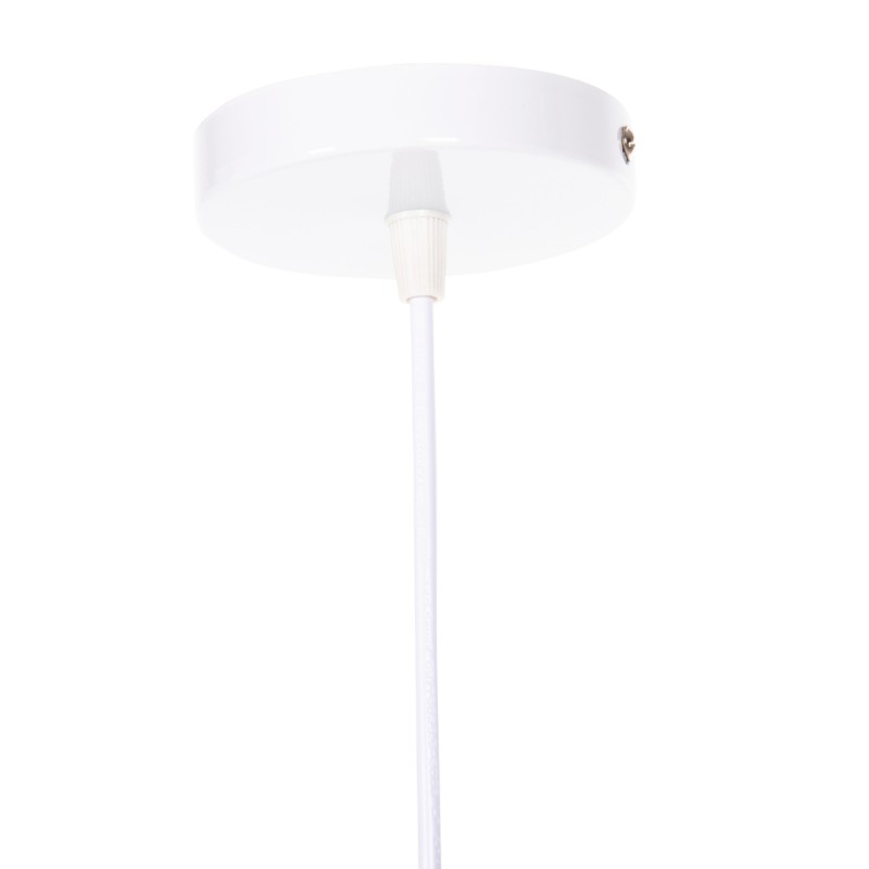 CEILING PENDANT LAMP FK4108 WHITE METAL BELL 19x19x115H cm. CEILING PENDANT LAMP FK4108 WHITE METAL BELL 19x19x115H cm.
