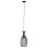 CEILING PENDANT LAMP FK4186 BLACK METAL 20x20x131Hcm.
