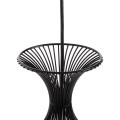CEILING PENDANT LAMP FK4186 BLACK METAL 20x20x131Hcm. CEILING PENDANT LAMP FK4186 BLACK METAL 20x20x131Hcm.