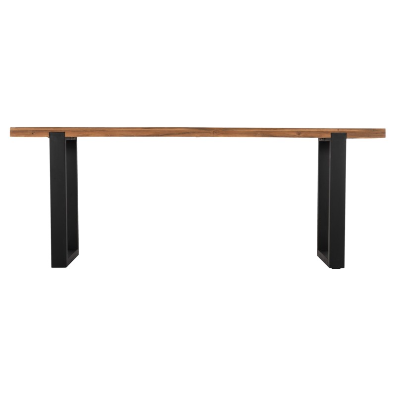 CONSOLE SHIRE FK9800 RECYCLED TEAK WOOD-BLACK METAL LEGS 240x50x90Hcm. CONSOLE SHIRE FK9800 RECYCLED TEAK WOOD-BLACK METAL LEGS 240x50x90Hcm.