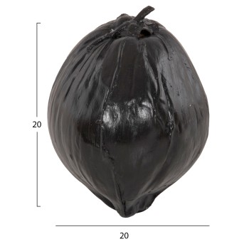 TABLE DECORATION FK4326.02 COCONUT IN BLACK COLOR 20x20x20Hcm. TABLE DECORATION FK4326.02 COCONUT IN BLACK COLOR 20x20x20Hcm.