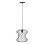CEILING PENDANT FIXTURE FK4112 BLACK METAL Φ30x126Hcm.