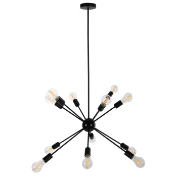 CEILING PENDANT MULTILIGHT FK4173 BLACK METAL Φ85x115H cm.
