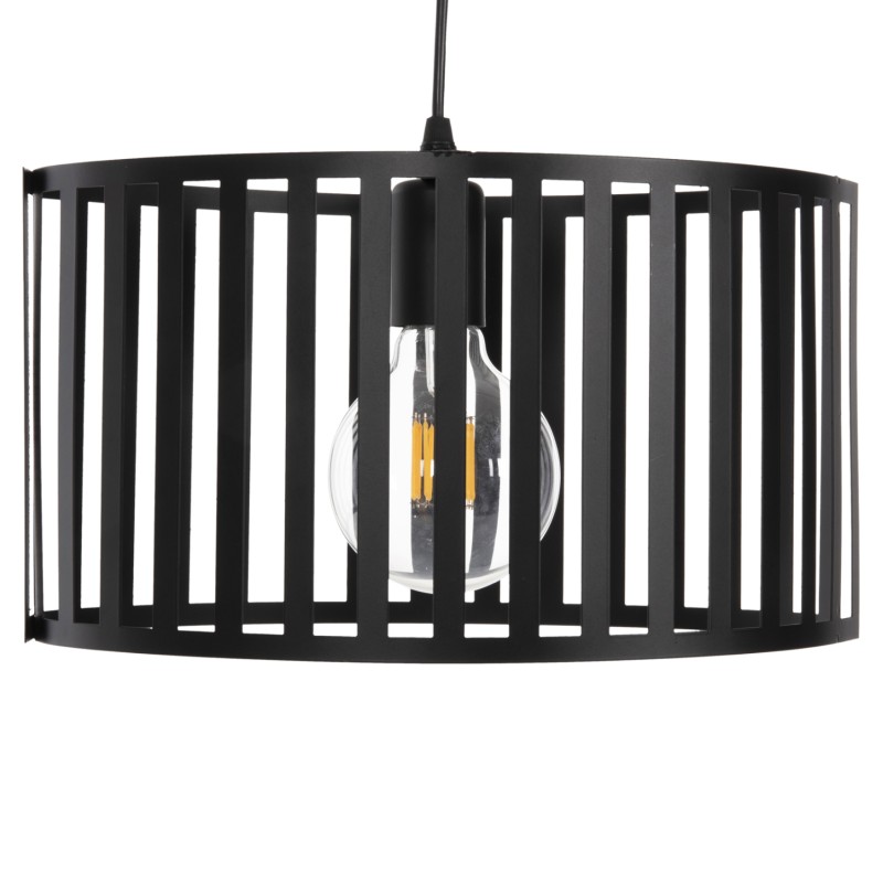 CEILING PENDANT LUMINAIRE FK4113 BLACK METAL 34x23x121Hcm. CEILING PENDANT LUMINAIRE FK4113 BLACK METAL 34x23x121Hcm.