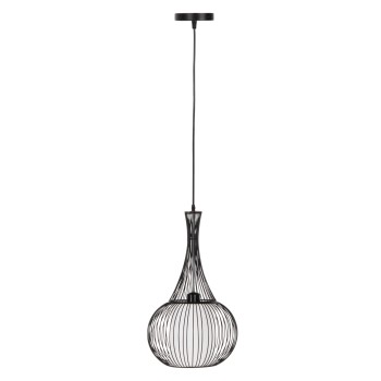 CEILING PENDANT LAMP FK4132 BLACK METAL Φ30x50H cm.