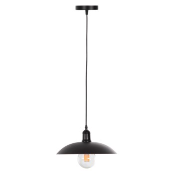 CEILING PENDANT LAMP FK4135 BLACK METAL CAP Φ31x110H cm.
