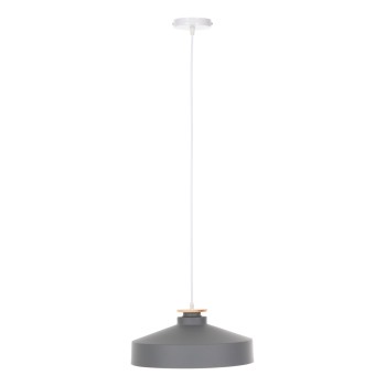 CEILING PENDANT LAMP FK4159.03 GREY METAL CAP Φ40x116Hcm.