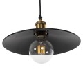 CEILING PENDANT LAMP FK4162 BLACK METAL-GOLD DETAIL ON TOP Φ30x109Hcm. CEILING PENDANT LAMP FK4162 BLACK METAL-GOLD DETAIL ON TOP Φ30x109Hcm.