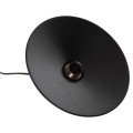 CEILING PENDANT LAMP FK4162 BLACK METAL-GOLD DETAIL ON TOP Φ30x109Hcm. CEILING PENDANT LAMP FK4162 BLACK METAL-GOLD DETAIL ON TOP Φ30x109Hcm.