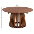 COFFEE TABLE ROUND FRANTZ FK9387.11 SOLID MINDI WOOD-NATURAL Φ80X45H cm. COFFEE TABLE ROUND FRANTZ FK9387.11 SOLID MINDI WOOD-NATURAL Φ80X45H cm.