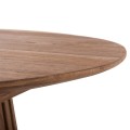 COFFEE TABLE ROUND FRANTZ FK9387.11 SOLID MINDI WOOD-NATURAL Φ80X45H cm. COFFEE TABLE ROUND FRANTZ FK9387.11 SOLID MINDI WOOD-NATURAL Φ80X45H cm.