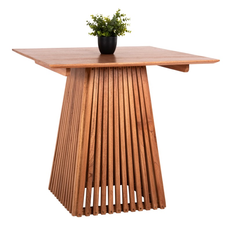 DINING TABLE SQUARE FRANTZ FK9458.11 SOLID MINDI WOOD 80x80x75Hcm.