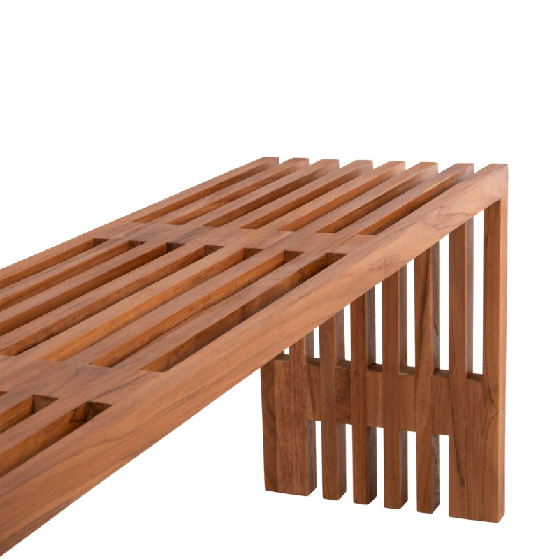 BENCH NYA FK9829 SOLID TEAK WOOD 139,5x34,5x48,5Hcm.