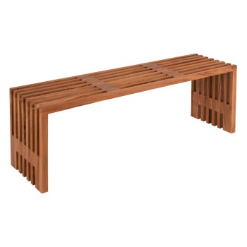BENCH NYA FK9829 SOLID TEAK WOOD 139,5x34,5x48,5Hcm.