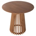 DINING TABLE ROUND FRANTZ FK9832.11 SOLID MINDI WOOD IN NATURAL COLOR Φ80X75Hcm DINING TABLE ROUND FRANTZ FK9832.11 SOLID MINDI WOOD IN NATURAL COLOR Φ80X75Hcm