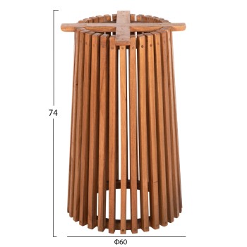 INDOOR TABLE LEGS-BASE ROUND FRANTZ FK9459.11 MINDI WOOD IN NATURAL Φ45x73Hcm. INDOOR TABLE LEGS-BASE ROUND FRANTZ FK9459.11 MINDI WOOD IN NATURAL Φ45x73Hcm.