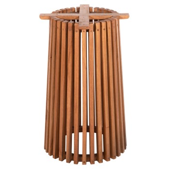 INDOOR TABLE LEGS-BASE ROUND FRANTZ FK9459.11 MINDI WOOD IN NATURAL Φ45x73Hcm.