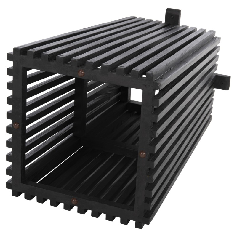 INDOOR TABLE LEGS-BASE SQUARE FRANTZ FK9460.12 MINDI WOOD IN BLACK 45x45x73Hcm. INDOOR TABLE LEGS-BASE SQUARE FRANTZ FK9460.12 MINDI WOOD IN BLACK 45x45x73Hcm.