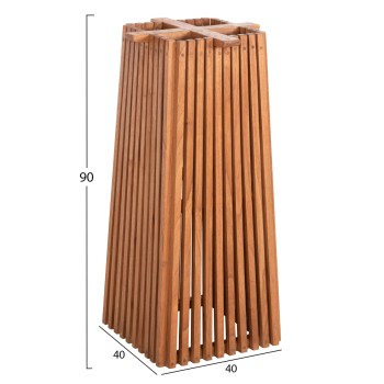 INDOOR BAR TABLE LEGS-BASE MED.HEIGHT SQUARE FRANTZ FK9858.11 MINDI WOOD IN NATURAL 40x40x90Hcm. INDOOR BAR TABLE LEGS-BASE MED.HEIGHT SQUARE FRANTZ FK9858.11 MINDI WOOD IN NATURAL 40x40x90Hcm.