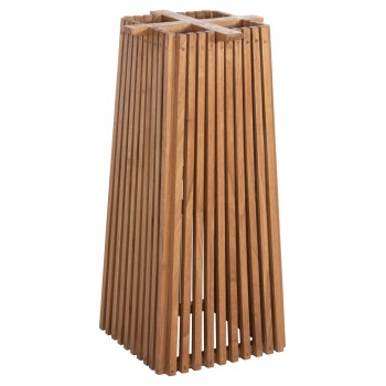 INDOOR BAR TABLE LEGS-BASE MED.HEIGHT SQUARE FRANTZ FK9858.11 MINDI WOOD IN NATURAL 40x40x90Hcm.