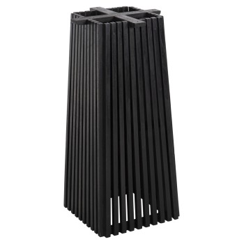 INDOOR BAR TABLE LEGS-BASE MED.HEIGHT SQUARE FRANTZ FK9858.12 MINDI WOOD IN BLACK 40x40x90Hcm.