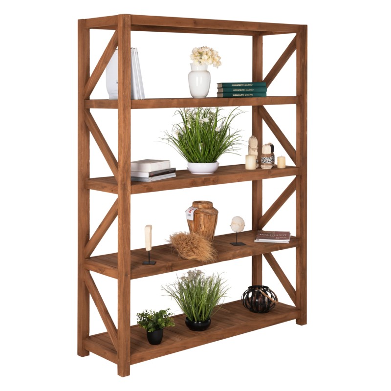 BOOKCASE KITAKU FK9798 RECYCLED TEAK IN NATURAL 150x45x200Hcm. BOOKCASE KITAKU FK9798 RECYCLED TEAK IN NATURAL 150x45x200Hcm.