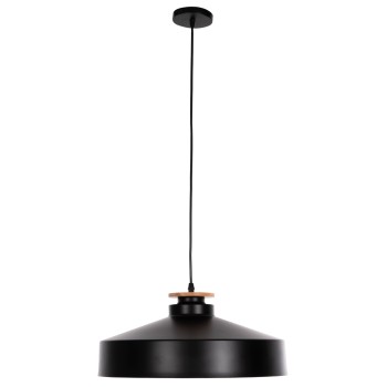 CEILING PENDANT LAMP FK4159.01 BLACK METAL CAP Φ40x116Hcm.