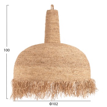 CEILING PENDANT FK4032 DRIED PALM LEAF FIBERS Φ102x100Hcm.