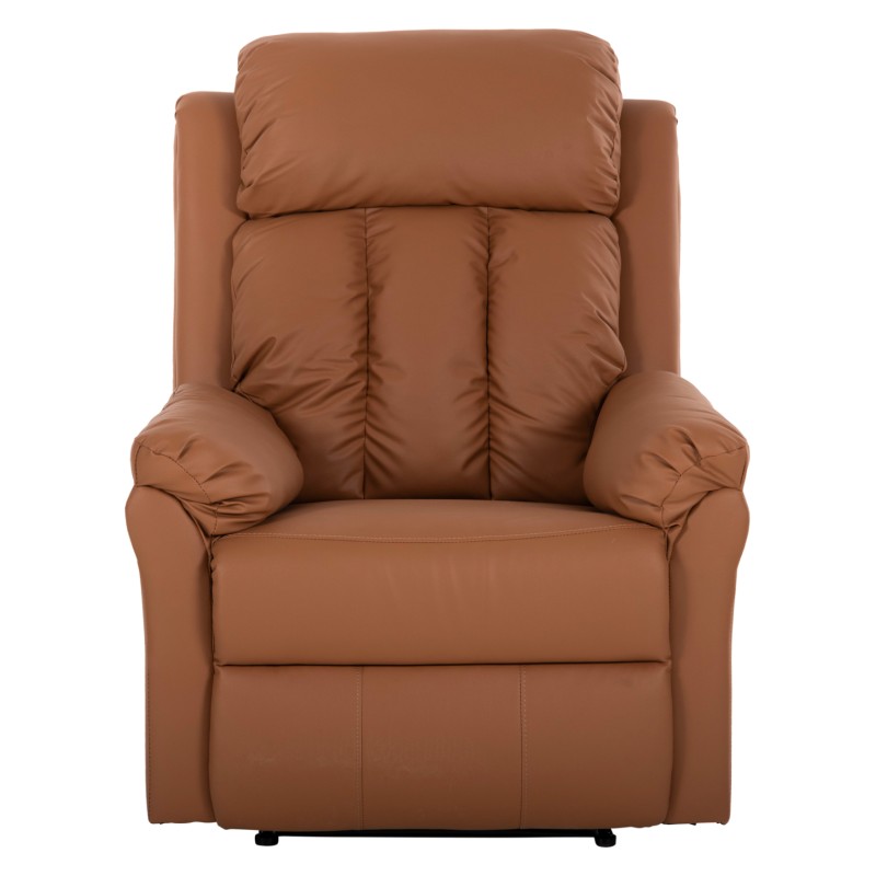 ARMCHAIR MASSAGE HAPPER FK9785.12 BROWN PU LEATHER 76x94x102Hcm. ARMCHAIR MASSAGE HAPPER FK9785.12 BROWN PU LEATHER 76x94x102Hcm.