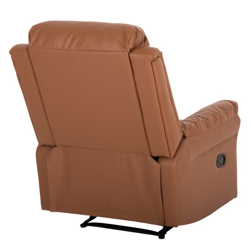 ARMCHAIR MASSAGE HAPPER FK9785.12 BROWN PU LEATHER 76x94x102Hcm. ARMCHAIR MASSAGE HAPPER FK9785.12 BROWN PU LEATHER 76x94x102Hcm.