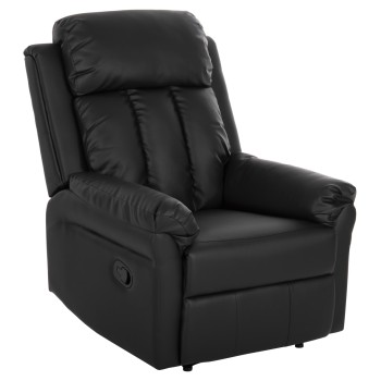 ARMCHAIR MASSAGE HAPPER FK9785.11 BLACK PU LEATHER 76x94x102Hcm.