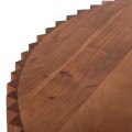 COFFEE TABLE ROUND SEDGE FK9695 SOLID ACACIA WOOD-NATURAL COLOR Φ90Χ38Hcm.