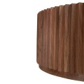 COFFEE TABLE ROUND SEDGE FK9695 SOLID ACACIA WOOD-NATURAL COLOR Φ90Χ38Hcm.