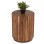 SIDE TABLE ROUND SEDGE FK9696 SOLID ACACIA-NATURAL COLOR Φ40x50Hcm.