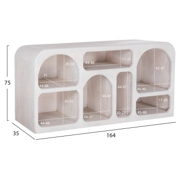 BUFFET HANDYR FK9705 SOLID MANGO WOOD IN WHITE COLOR 165x35x75Hcm. BUFFET HANDYR FK9705 SOLID MANGO WOOD IN WHITE COLOR 165x35x75Hcm.