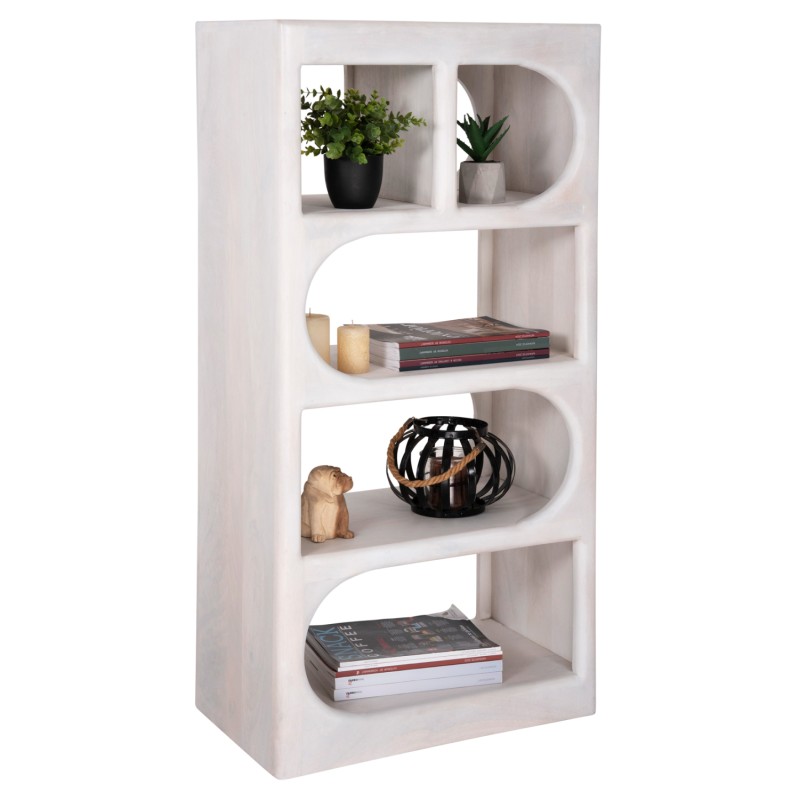 TALLBOY HANDYR FK9706 SOLID MANGO WOOD IN WHITE COLOR 60x35x120Hcm. TALLBOY HANDYR FK9706 SOLID MANGO WOOD IN WHITE COLOR 60x35x120Hcm.