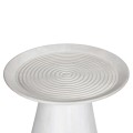 COFFEE TABLE ROUND ROSS FK9709 SOLID MANGO WOOD IN WHITE Φ60x45Hcm. COFFEE TABLE ROUND ROSS FK9709 SOLID MANGO WOOD IN WHITE Φ60x45Hcm.