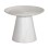COFFEE TABLE ROUND ROSS FK9709 SOLID MANGO WOOD IN WHITE Φ60x45Hcm.