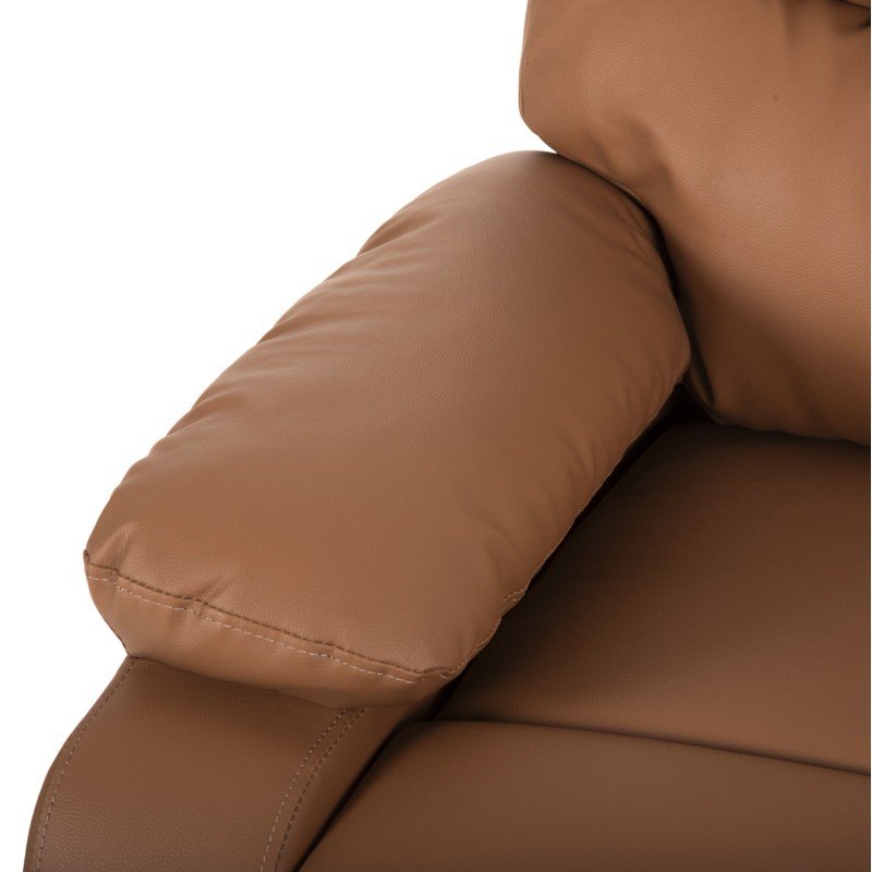 ARMCHAIR RELAX YASUMU FK9783.12 BROWN PU 80x93x100Hcm. ARMCHAIR RELAX YASUMU FK9783.12 BROWN PU 80x93x100Hcm.