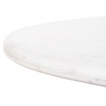 COFFEE TABLE OVAL PURGER FK9716 SOLID MANGO-WHITE MARBLE 120x70x38Hcm. COFFEE TABLE OVAL PURGER FK9716 SOLID MANGO-WHITE MARBLE 120x70x38Hcm.