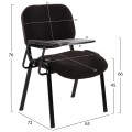 CONFERENCE CHAIR WITH DESK IN BLACK FABRIC FK11942 CONFERENCE CHAIR WITH DESK IN BLACK FABRIC FK11942