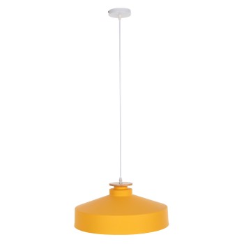 CEILING PENDANT LAMP FK4159.04 YELLOW METAL CAP Φ40x116Hcm.
