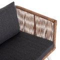 OUTDOOR LOUNGE 4PCS SET FREJA FK6057.01 ALUMINUM IN WHITE-PE RATTAN IN BEIGE-ANTHRACITE CUSHIONS OUTDOOR LOUNGE 4PCS SET FREJA FK6057.01 ALUMINUM IN WHITE-PE RATTAN IN BEIGE-ANTHRACITE CUSHIONS