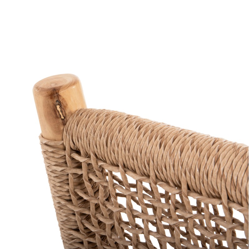 OUTDOOR 4PCS LOUNGE SET LONDER FK11957 SOLID TEAK WOOD-SYNTH.RATTAN-NATURAL COLOR OUTDOOR 4PCS LOUNGE SET LONDER FK11957 SOLID TEAK WOOD-SYNTH.RATTAN-NATURAL COLOR