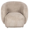 ARMCHAIR KARPEN FK9600.08 BEIGE BOUCLE FABRIC 93x87x78H cm.