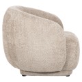 ARMCHAIR KARPEN FK9600.08 BEIGE BOUCLE FABRIC 93x87x78H cm.