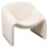 ARMCHAIR SPINER FK9599.06 ECRU BOUCLE FABRIC 81x64x74Hcm.
