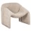 ARMCHAIR SPINER FK9599.08 BEIGE BOUCLE FABRIC 81x64x74Hcm.
