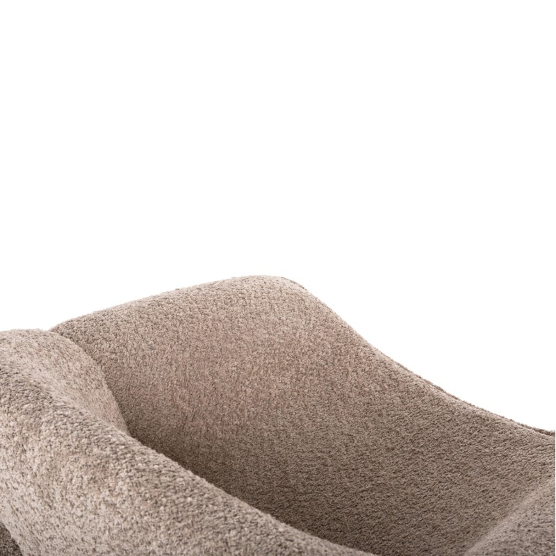ARMCHAIR SPINER FK9599.08 BEIGE BOUCLE FABRIC 81x64x74Hcm. ARMCHAIR SPINER FK9599.08 BEIGE BOUCLE FABRIC 81x64x74Hcm.
