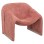 ARMCHAIR SPINER FK9599.02 PINK BOUCLE FABRIC 81x64x74Hcm.